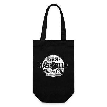 Nashville Tennessee Country Musik - Geschenkbeutel für Flaschen - Schwarz - Vorne