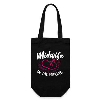 Infirmière Sage-femme Accoucheuse Étudiante - Sac à bouteille - noir - Devant