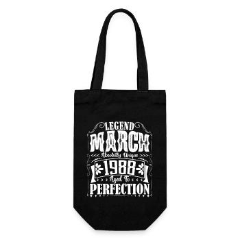 Mars 1988. Cadeau d'Anniversaire mars 1988. March. - Sac à bouteille - noir - Devant