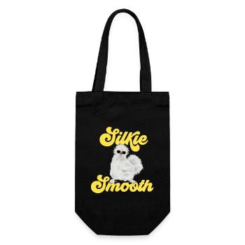 Seidenhuhn Silkie Chicken - Gift Bag for Bottles - black - Front