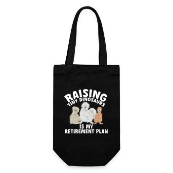 Seidenhuhn Silkie Chicken - Gift Bag for Bottles - black - Front