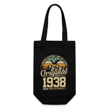 Birthday Legend 1938 - Gift Bag for Bottles - black - Front
