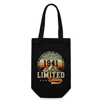 Legendärer 83. Geburtstag 1941 - Geschenkbeutel für Flaschen - Schwarz - Vorne