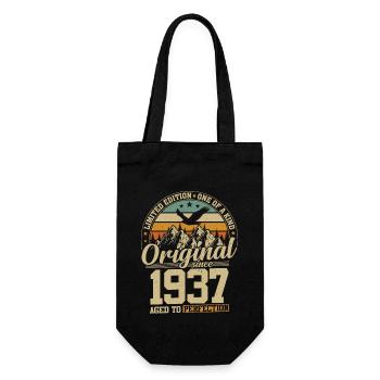 Millésime légendaire 1937 - Sac à bouteille - noir - Devant