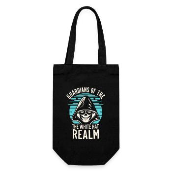 Ethical Hacking Analyst Ethical Cyber Security - Geschenkbeutel für Flaschen - Schwarz - Vorne