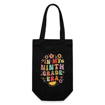 Dans ma neuvième année ère 9e année Groovy Vintage - Sac à bouteille - noir - Devant