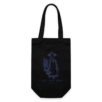 Chinese Rice Farmer Says, I Have Some Grass - Gift Bag for Bottles - black - Front