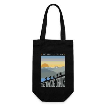 N’importe où est à distance de marche - Sac à bouteille - noir - Devant