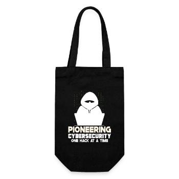 Ethical Hacking Analyst Ethical Cyber Security - Gift Bag for Bottles - black - Front
