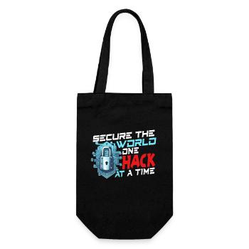 Ethical Hacking Analyst Ethical Cyber Security - Gift Bag for Bottles - black - Front