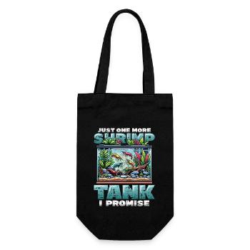 Shrimp Breeder Shrimp Aquarium - Gift Bag for Bottles - black - Front