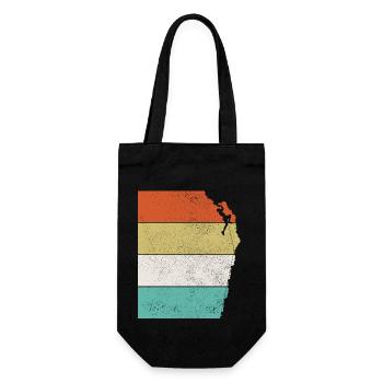 Escalade Bloc Grimpeur Cadeau - Sac à bouteille - noir - Devant