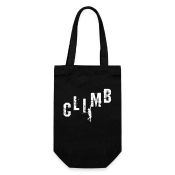 Escalade Bloc Grimpeur Cadeau - Sac à bouteille - noir - Devant