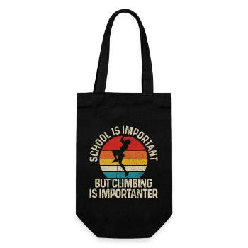 Escalade Bloc Grimpeur Cadeau - Sac à bouteille - noir - Devant
