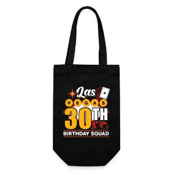 Kader zum 30. Geburtstag von Las Vegas - Geschenkbeutel für Flaschen - Schwarz - Vorne