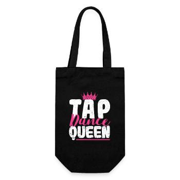 Tap Dance Queen Funny Dance Arts Choreo - Gift Bag for Bottles - black - Front