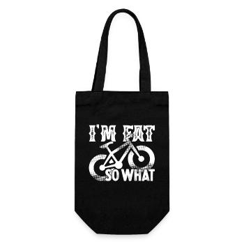 Fat Bike Fat Bike I'm Fat So What - Gift Bag for Bottles - black - Front