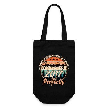 Janvier 2017 anniversaire 2017 légendes Janvier - Sac à bouteille - noir - Devant