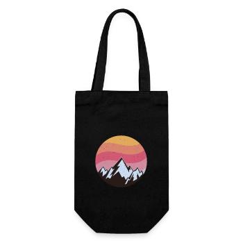 Wilderness Sunset Serenity - Gift Bag for Bottles - black - Front