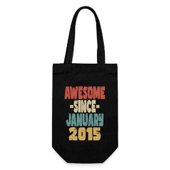 Génial Janvier 2015 - Sac à bouteille - noir - Devant