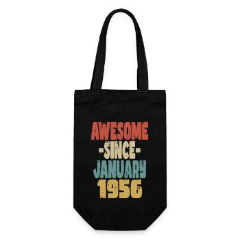 Fantastischer Januar 1956 - Geschenkbeutel für Flaschen - Schwarz - Vorne
