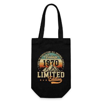 Legendary 54th birthday 1970 - Gift Bag for Bottles - black - Front