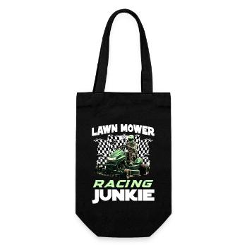 Lawn Mower Race Lawn Mower Race Lawn Mower - Gift Bag for Bottles - black - Front