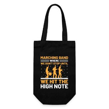 Marching Band Dictons Instruments De Marche Drôles - Sac à bouteille - noir - Devant