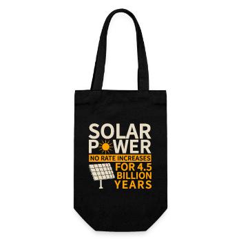 Solar Panel Solar Energy Solar Power - Gift Bag for Bottles - black - Front
