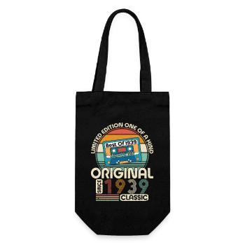 Millésime 1939 - Anniversaire Dire 85 Ans - Sac à bouteille - noir - Devant