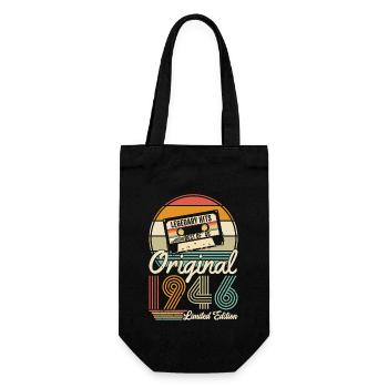 Millésime légendaire 1946 - 78 ans - Sac à bouteille - noir - Devant