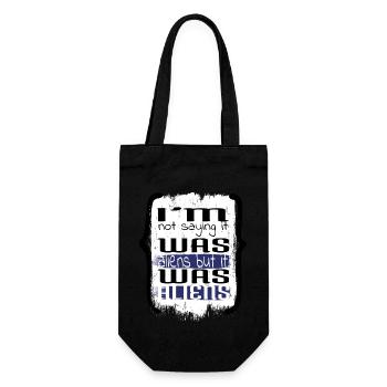 area 51 raid ancient egyptian bday present jokes - Geschenkbeutel für Flaschen - Schwarz - Vorne