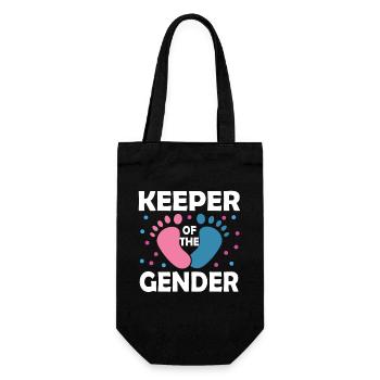 Keeper Of The Gender - Gift Bag for Bottles - black - Front
