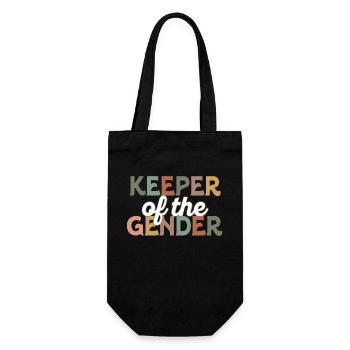 Keeper Of The Gender - Gift Bag for Bottles - black - Front