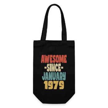 Génial janvier 1979 - Sac à bouteille - noir - Devant