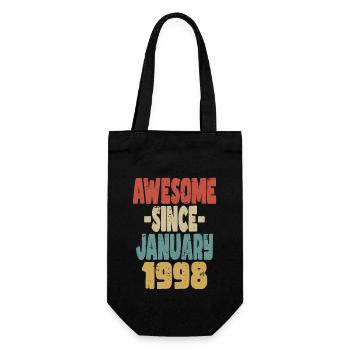 Génial Janvier 1998 - Sac à bouteille - noir - Devant