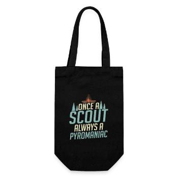 Éclaireur gardien de flammes : T-shirt pyromane au cœur - Sac à bouteille - noir - Devant