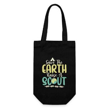 Champions scouts de la Terre : T-shirt de sensibilisation - Sac à bouteille - noir - Devant
