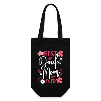 Doula Travailleuse à la naissance Maman Meilleure Doula - Sac à bouteille - noir - Devant