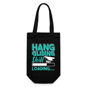 Hang Gliding Hang Gliding Skill Loading - Gift Bag for Bottles - black - Front