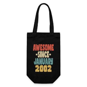 Génial Janvier 2002 - Sac à bouteille - noir - Devant