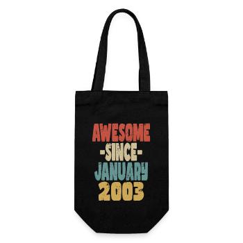 Génial Janvier 2003 - Sac à bouteille - noir - Devant