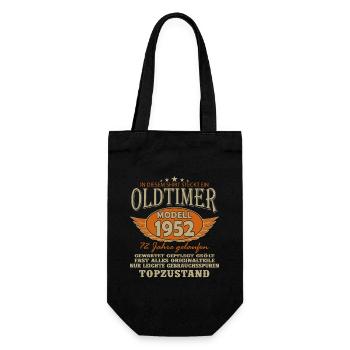 Vintage 1952 - A Legendary Year - Gift Bag for Bottles - black - Front