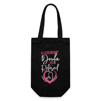 Doula Naissance Travailleur Retraite A - Sac à bouteille - noir - Devant