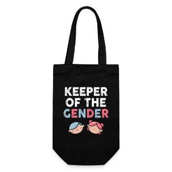 Keeper Of The Gender - Gift Bag for Bottles - black - Front