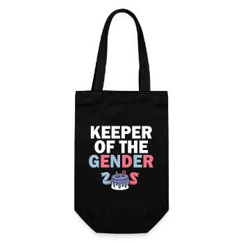 Keeper Of The Gender - Gift Bag for Bottles - black - Front