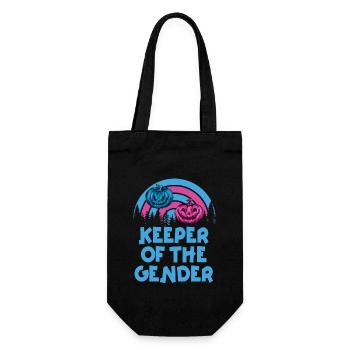 Keeper Of The Gender - Gift Bag for Bottles - black - Front