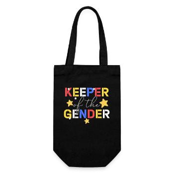 Keeper Of The Gender - Gift Bag for Bottles - black - Front