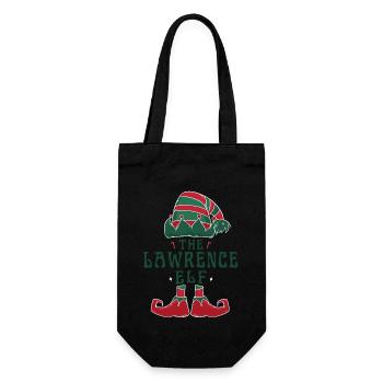 The Lawrence Elf Pajama for Funny Christmas - Gift Bag for Bottles - black - Front