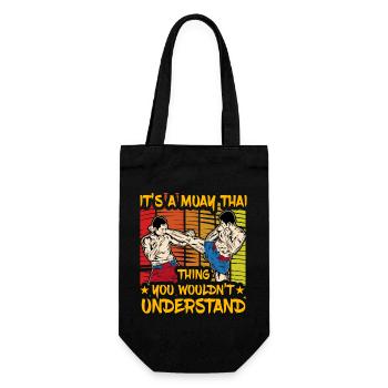 C’est un truc de Muay Thai que vous ne comprendriez pas - Sac à bouteille - noir - Devant